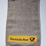 Ia052) Original: Postbank - Geldsack / Jute - Münzsack aus DM-Zeiten (ca. 30cm)