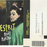 Esprit Montmartre Eintrittskarte zur Ausstellung 2014 in der Schirn in Frankfurt a M.