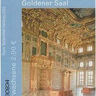 Eintrittskarte zum Goldenen Saal im Rathaus Augsburg 2007