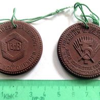 Meissner Porzellan Medaille / Böttger Steinzeug Meissner Schwerter * Landesbauerntag