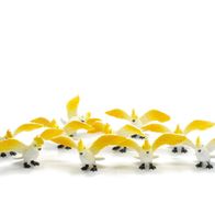 Miniblings Walross-Baby Figuren – 10 Stück, Aus Hartgummi, Je 4,3 Cm, Süße Meerestier-Spielfiguren