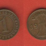 1 Reichspfennig 1928 D