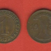 1 Reichspfennig 1931 D