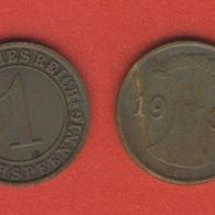 1 Reichspfennig 1934 E