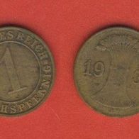 1 Reichspfennig 1935 J