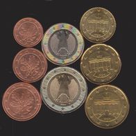 2004 Deutschland Euro Kursmünzensatz KMS UNC bankfrisch Buchstabe F
