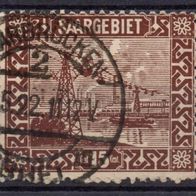 Saargebiet gestempelt Michel 87