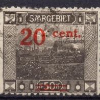 Saargebiet gestempelt Michel 74A - 3