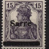 Saargebiet postfrisch Michel 7