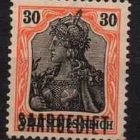 Saargebiet postfrisch/ Falz/ Falzrest Michel 36 - 2