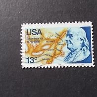 USA Bicentennial gestempelt
