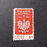 USA Polen Millennium gestempelt