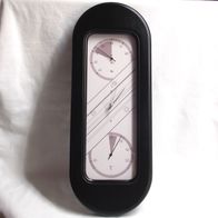 Wetterstation Barometer Thermometer Hygrometer schwarz-weiß
