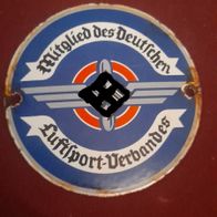 emalie schild luftsport verband segelflieger luftwaffe