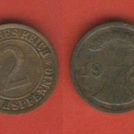 2 Reichspfennig 1924 J