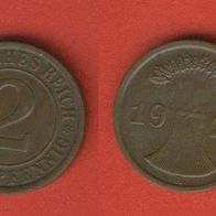 2 Reichspfennig 1925 A