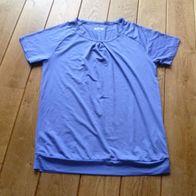 wunderschönes blaues Sportshirt, Damenshirt, Gr. 36 (S)