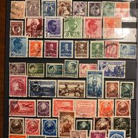 Rumänien kl. Sammlung Albumblatt nur versch. gest. Marken M€ ca. 32 #487