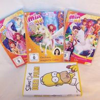 4 DVDs - 3x MIA & ME / 1x Simpsons-Der Film