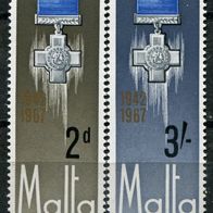EM005 Malta 350 + 352 postfrisch * * , 0,60 M€