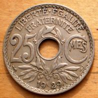 25 Centimes 1929 Frankreich