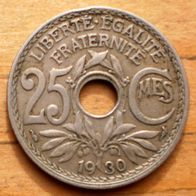 25 Centimes 1930 Frankreich