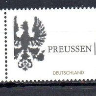 Bund BRD 2001, Mi. Nr. 2162, 110/0,56 Euro 300 Jahre Preussen, postfrisch #18149