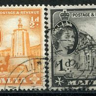 EM028 Malta 238-39 gestempelt o , 0,60 M€