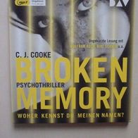 C. J. Cooke: Broken Memory - woher kennst du meinen Namen?