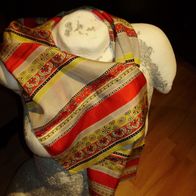 Seide Schal Vintage 28 x 113 cm