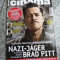 Cinema Heft 08/09 August 2009 Brad Pitt Inglourious Basterds