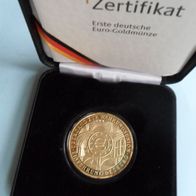 Deutschland BRD 2002 200 Euro Goldmünze PP