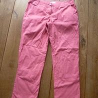 pink farbende Damenhose, Damenchinohose, Gr. 38