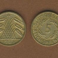 5 Reichspfennig 1936 A