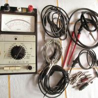 DDR * schönes altes Multimeter U 4313 Messgerät - 600 Volt 1500 mA Unimeter + Kabel