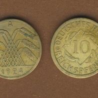 10 Reichspfennig 1924 A