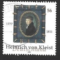 BRD Sondermarke " 225. Geburtstag Heinrich von Kleist " Michelnr. 2283 o