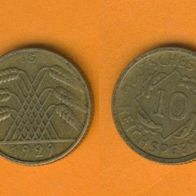 10 Reichspfennig 1929 G