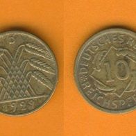 10 Reichspfennig 1929 D