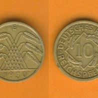 10 Reichspfennig 1930 E