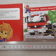 Löwenstarke Tipps von Leonie und Lenni - Was tun, wenn`s brennt?