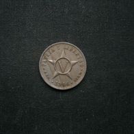 MR) Kuba 5 Centavos / Cent 1946 Cuba (K/ N) Gewicht 5 GR Nickelanteil 250 m
