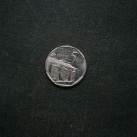 MR) Kuba 5 Centavos / Cent 1999 Cuba + + Haus im Kolonialstil + +