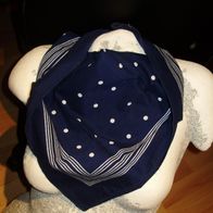 Tuch BW blau weiß Muster wie neu