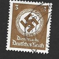 Deutsches Reich Dienstmarke " Hakenkreuz " Michelnr. 132 o