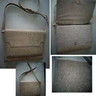 Handtasche - Clutch v. Valleverde Farbe beige-creme neu top modisch
