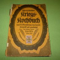 Gisela Urban, Österreichisches Kriegs-Kochbuch; 1915!