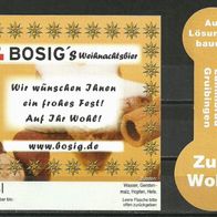 BE Sonderausgabe "BOSIG´s Weihnachtsbier" Lammbräu Hilsenbeck Gruibingen