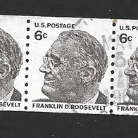 USA Briefmarken " Franklin D. Roosevelt " Michelnr. 945 Y o im 5 Streifen