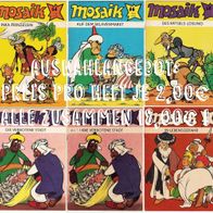 Die Abrafaxe Mosaik Auswahl-Lot Jahrgang 1981 ab 2,00€